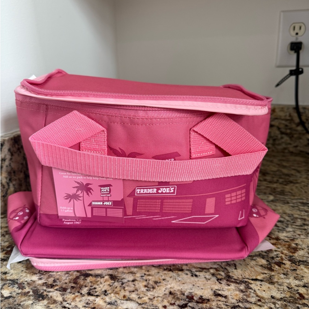 Trader Joe's Pink Insulated Bag